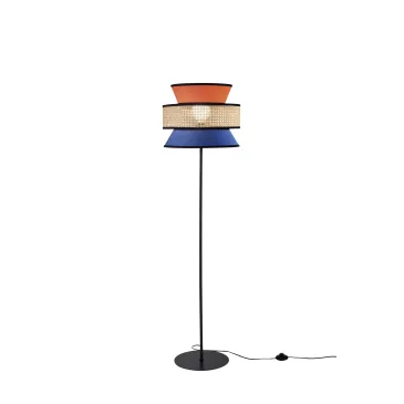 Piantana in Rattan Naturale E27 | Mondialshop