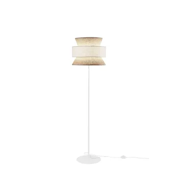 Stehlampe aus Naturrattan, E27 | Mondialshop