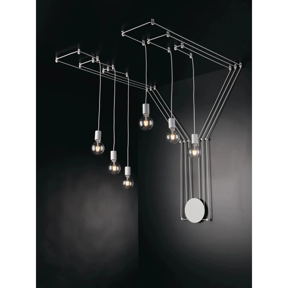 Sospensione da sei attacchi E27 | Mondialshop