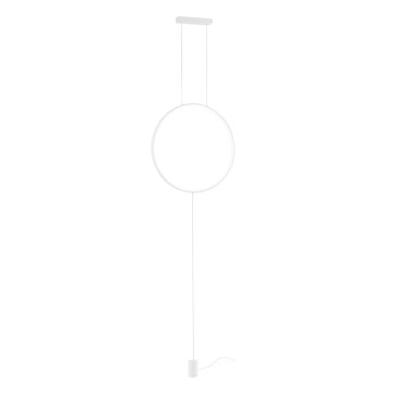 Lampadaire LED moderne noir ou blanc 20W