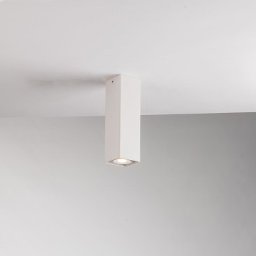 Plafonnier carré 4 couleurs GU10