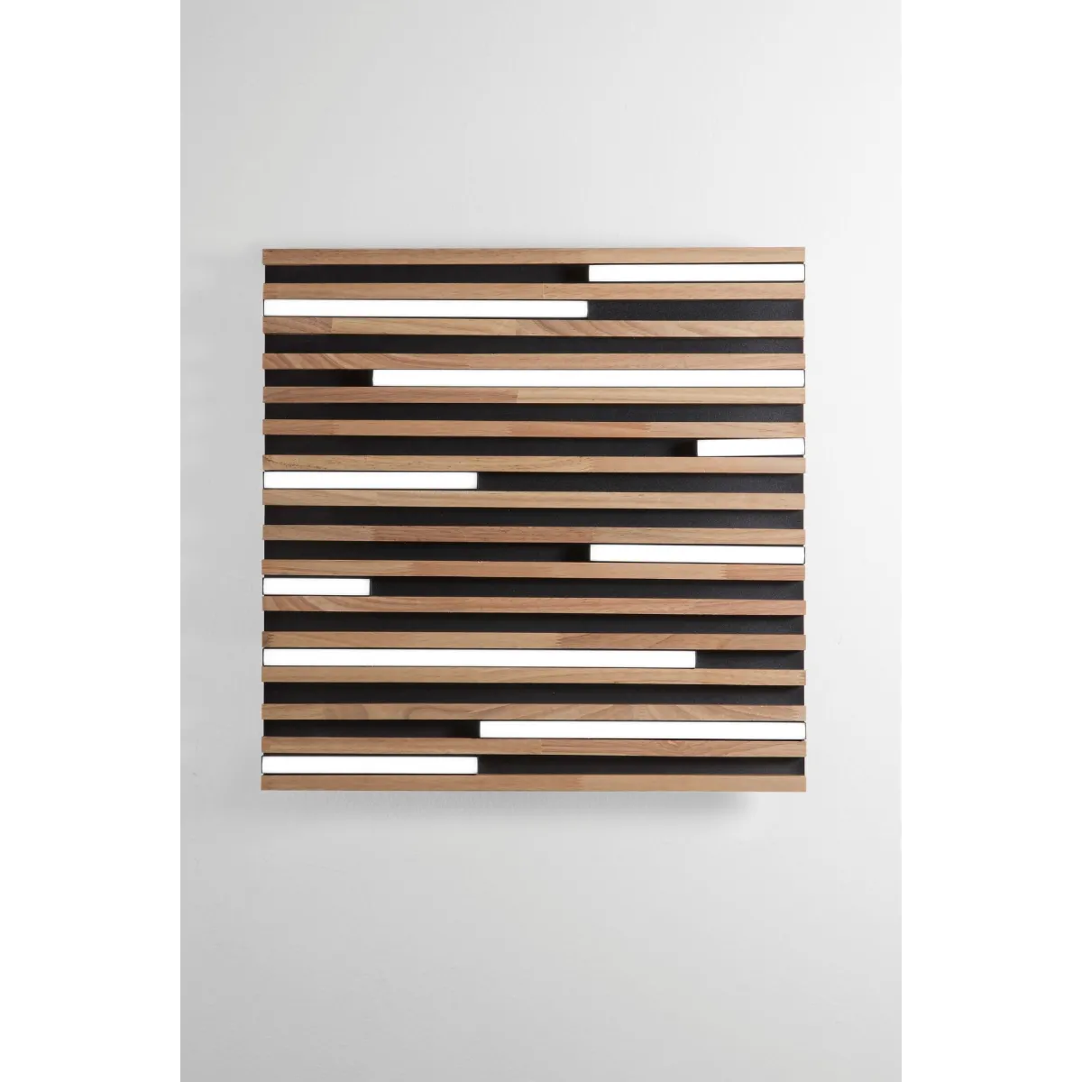 Plafoniera Quadrata in Legno LED 40W  | Mondialshop