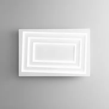 Plafonnier LED 55 W, aluminium blanc | MondialShop