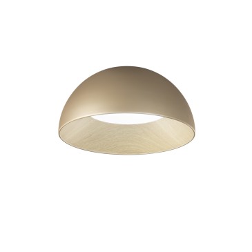 Plafoniera Moderna Nera o Oro LED 40W
