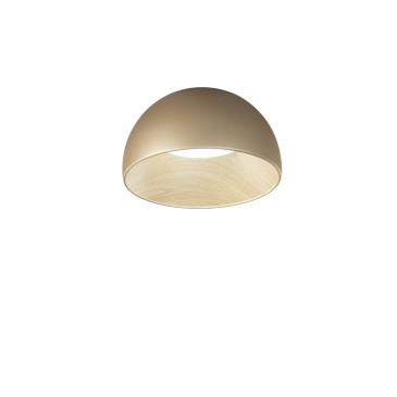 Plafoniera Moderna Oro o Nero LED 30W