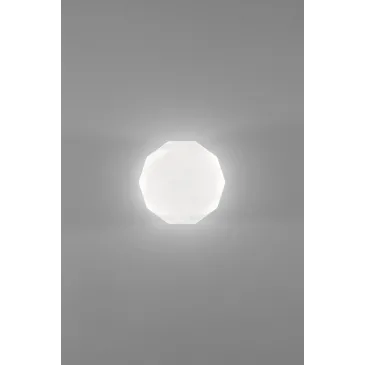 Plafonnier LED blanc en PMMA avec éclairage à température de couleur variable | Mondialshop