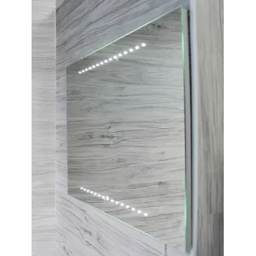 Specchio da bagno 60 x 80 cm( L x H) con luci led