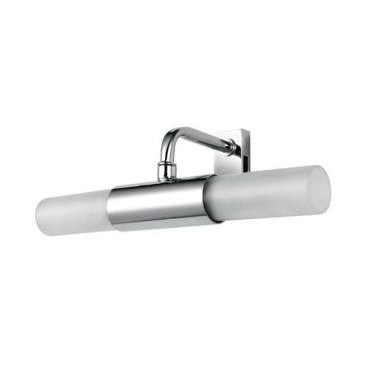 Spot-B-Roby-Cp - Applique avec fixation miroir de couleur nickel 28 Watt G9