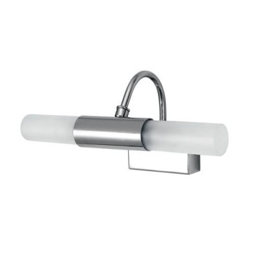 Spot-B-Roby - Applique murale de forme élégante en chrome avec support mural G9 de 28 watts