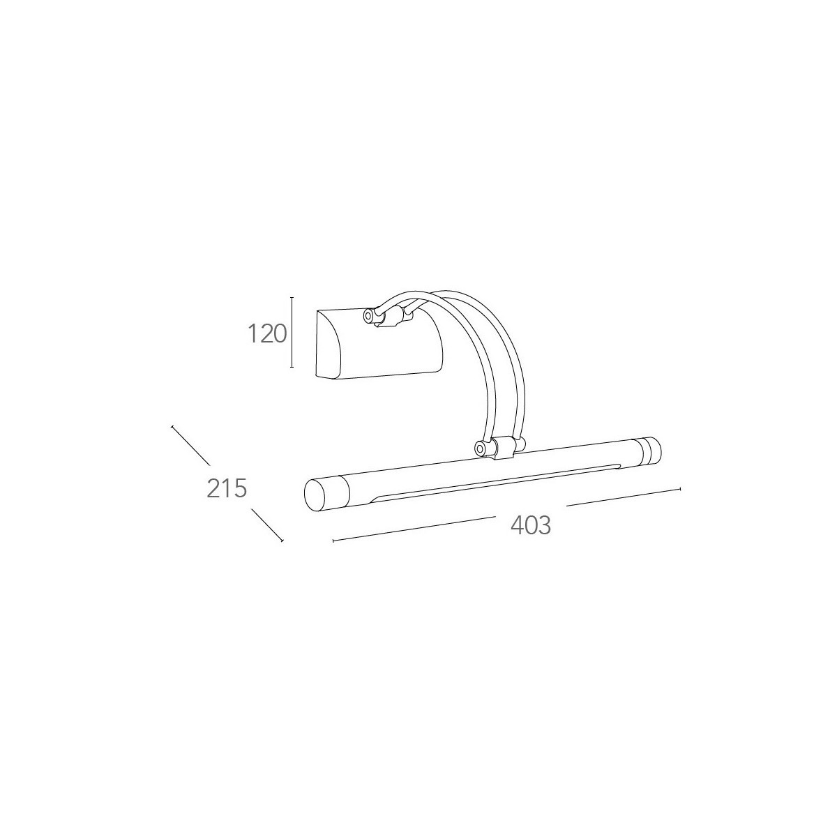 Led-W-Sigma/4W - Applique Cromata Dalla Forma Originale...