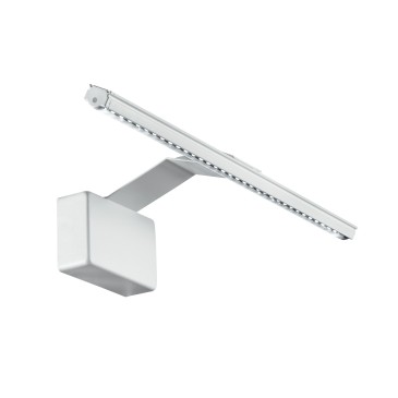 Applique murale de salle de bain LED blanche ou argentée 6W