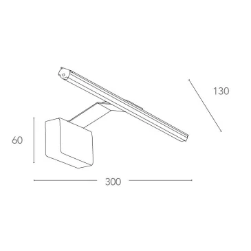 Led-W-Alcor/5W Bco - Applique Moderna Dal Colore Bianco Con Luce Led 5 Watt 3500 Kelvin