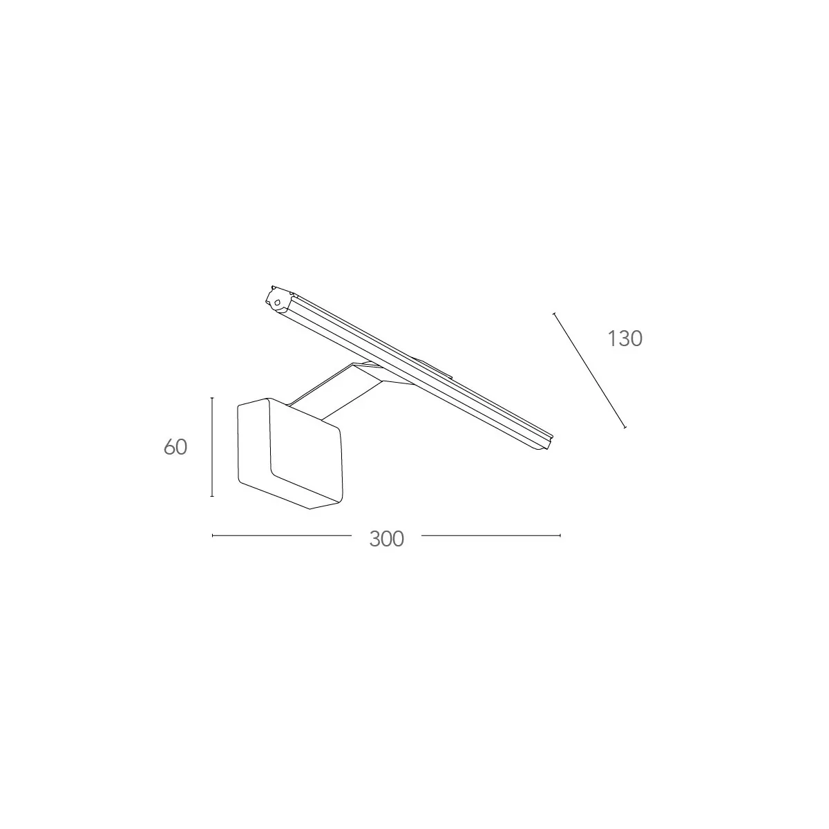 Led-W-Alcor / 5W Bco - Applique murale blanche moderne...