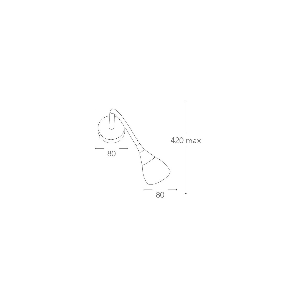 SPOT-F1 Applique Cromo Alogena