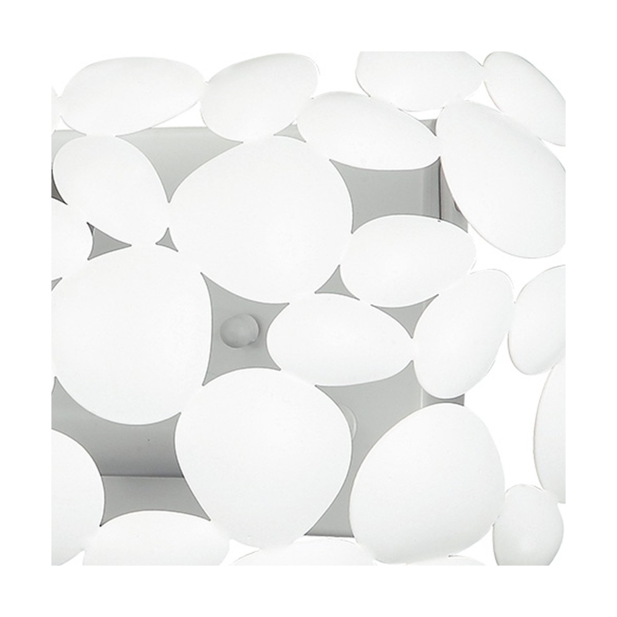 Applique da parete per interno 40W 2XE14 bianca GRAPE....
