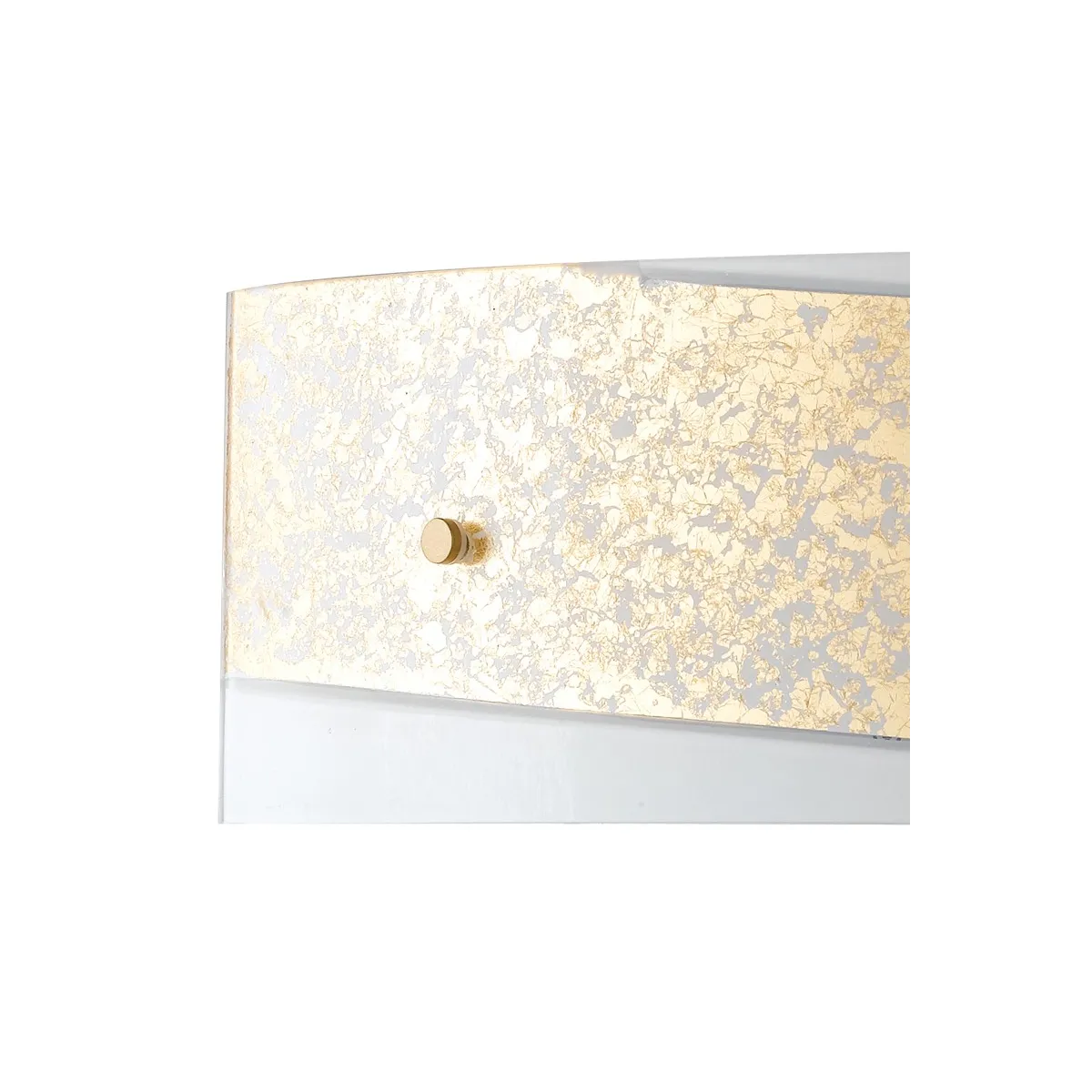 Diffusore in Vetro Bianco con Decoro a Fascia Oro