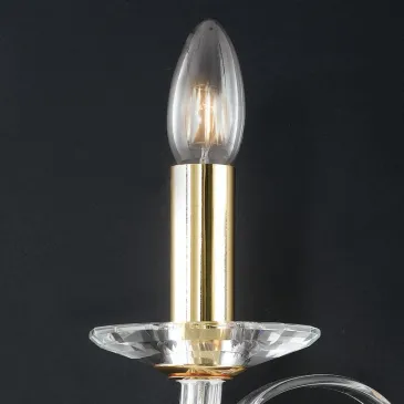 Applique Epoque 2 luci in Cristallo con Finiture Oro FanEurope