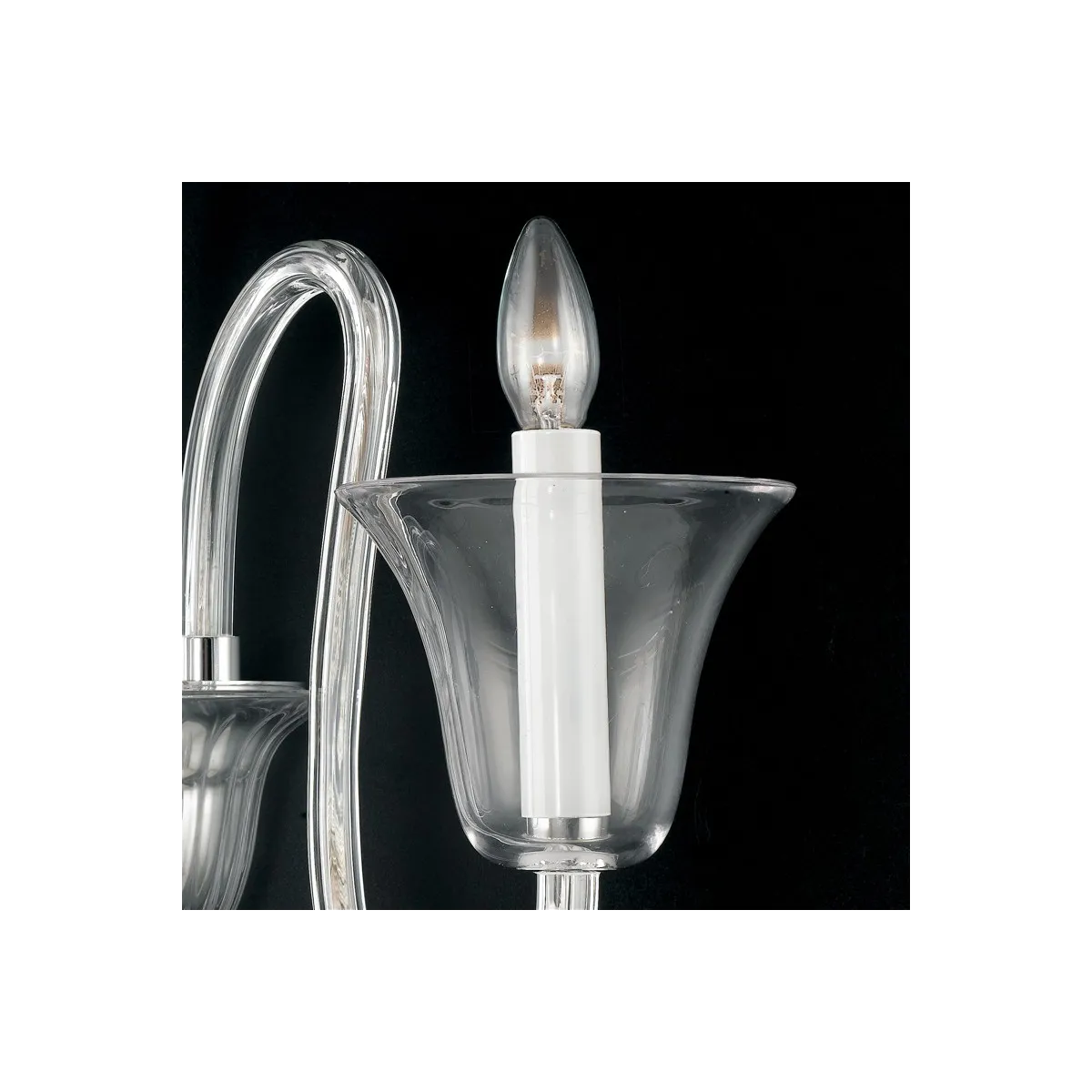 Applique Palace en Verre Ultra Clair 2 Lumières