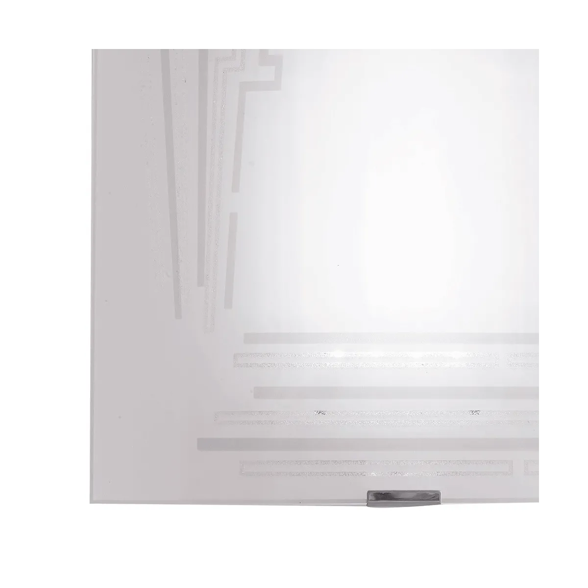 Diffusore in Vetro Bianco con Decoro Glitterato Applique Concept FanEurope
