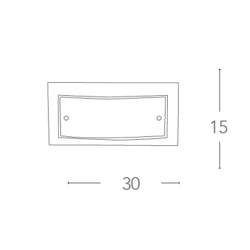 Applique rectangulaire...