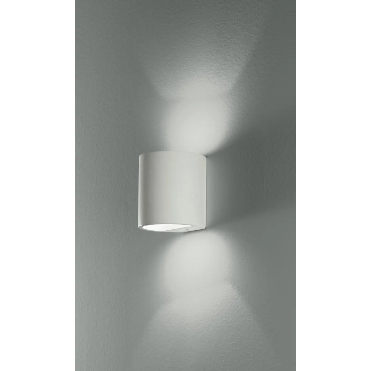 I-SHINE-AP - Applique Gesso Cilindrica Doppio Raggio di...