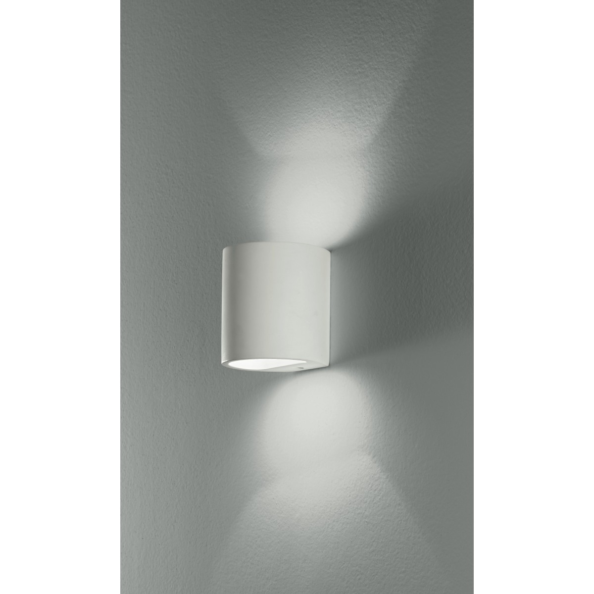 I-SHINE-AP - Applique Gesso Cilindrica Doppio Raggio di...