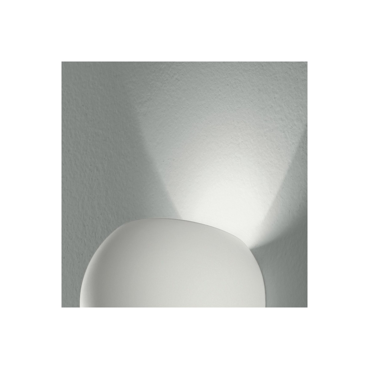 Lampada da parete in Gesso Bianco con Diffusione Luminosa...