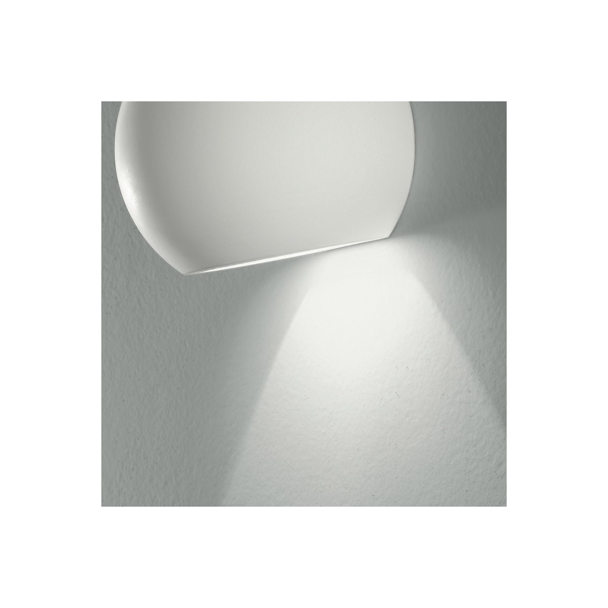 Struttura in Gesso Bianco Verniciabile Applique Moses con...