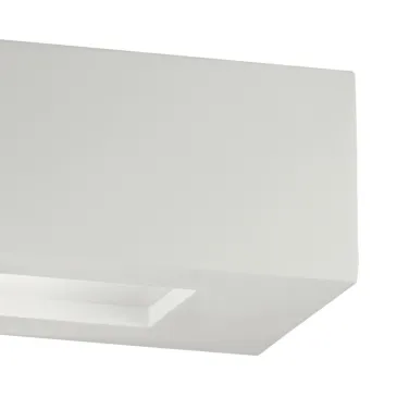 Structure en plâtre blanc à peindre Candida Line