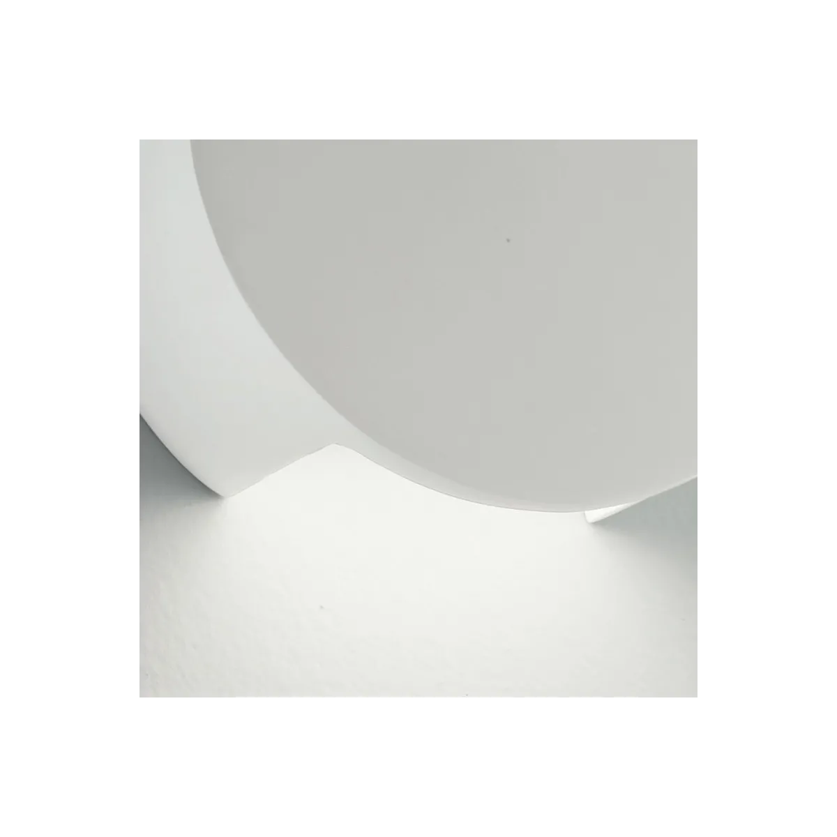 Struttura in Gesso Bianco con Diffusione Luminosa Inferiore Applique Leiron
