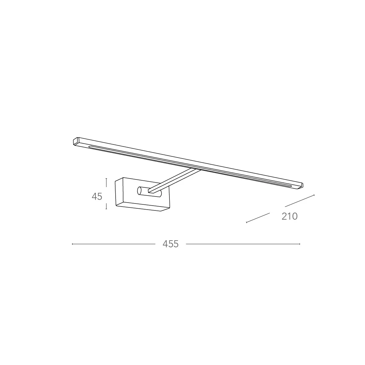 Applique LED Profilo Sottile 4W | Mondialshop