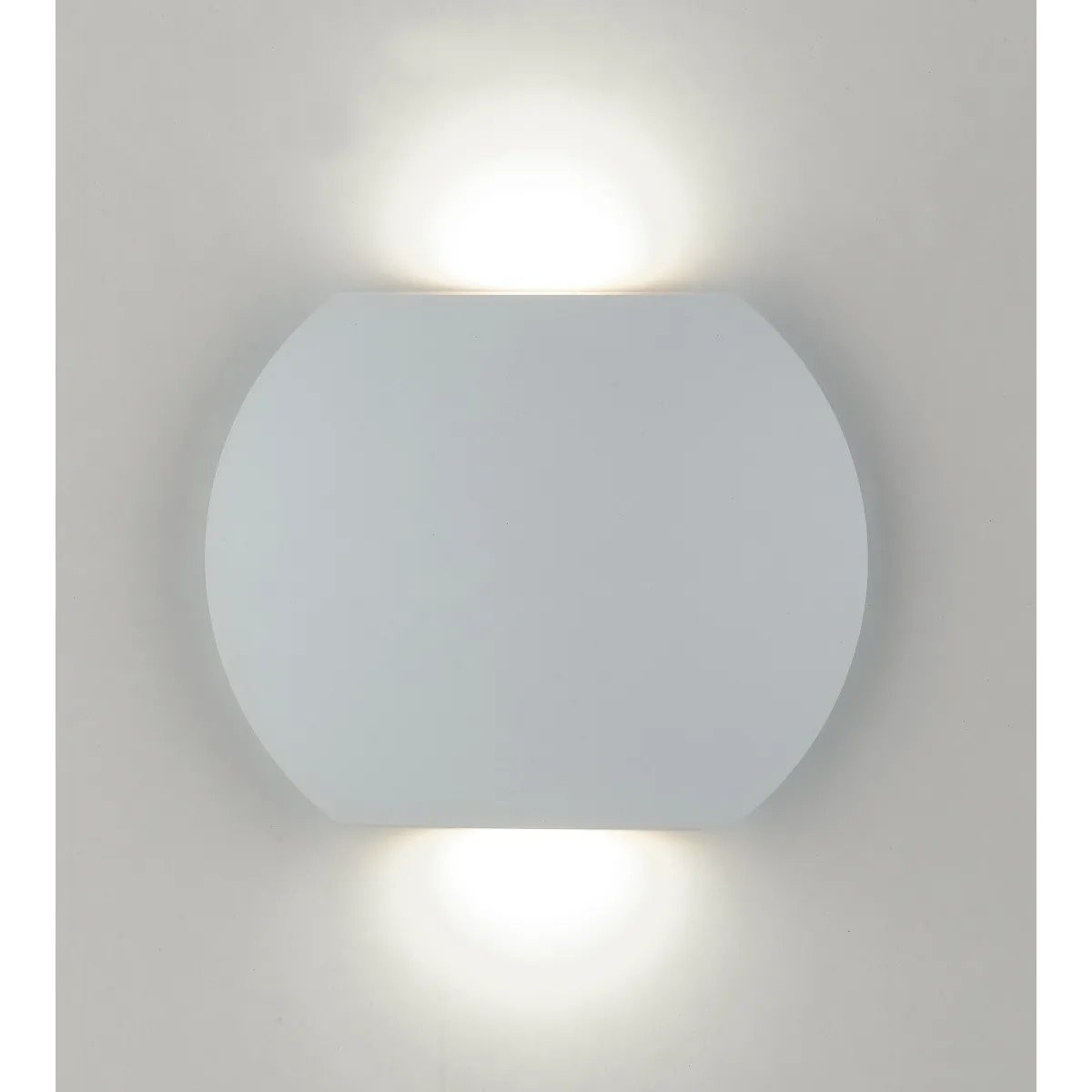 Applique da parete per esterno 2x3w a led a doppia emissione bianca Giada