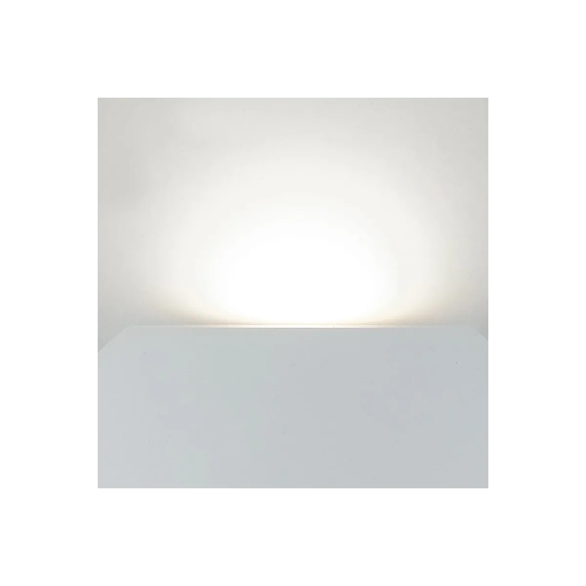 Runde weiße LED-Außenwandleuchte | Mondialshop