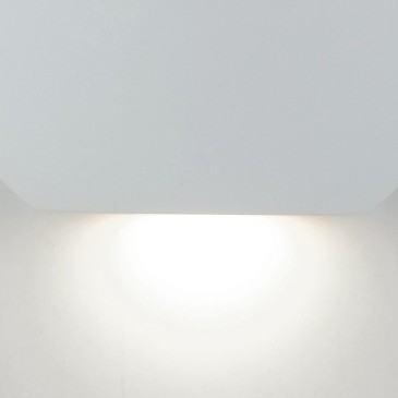Applique murale extérieure ronde à LED blanche | Mondialshop