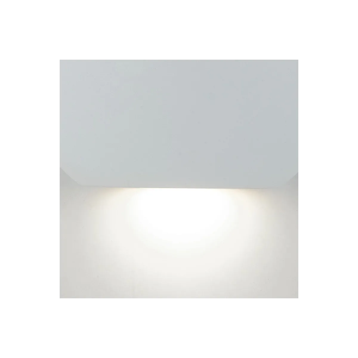 Runde weiße LED-Außenwandleuchte | Mondialshop