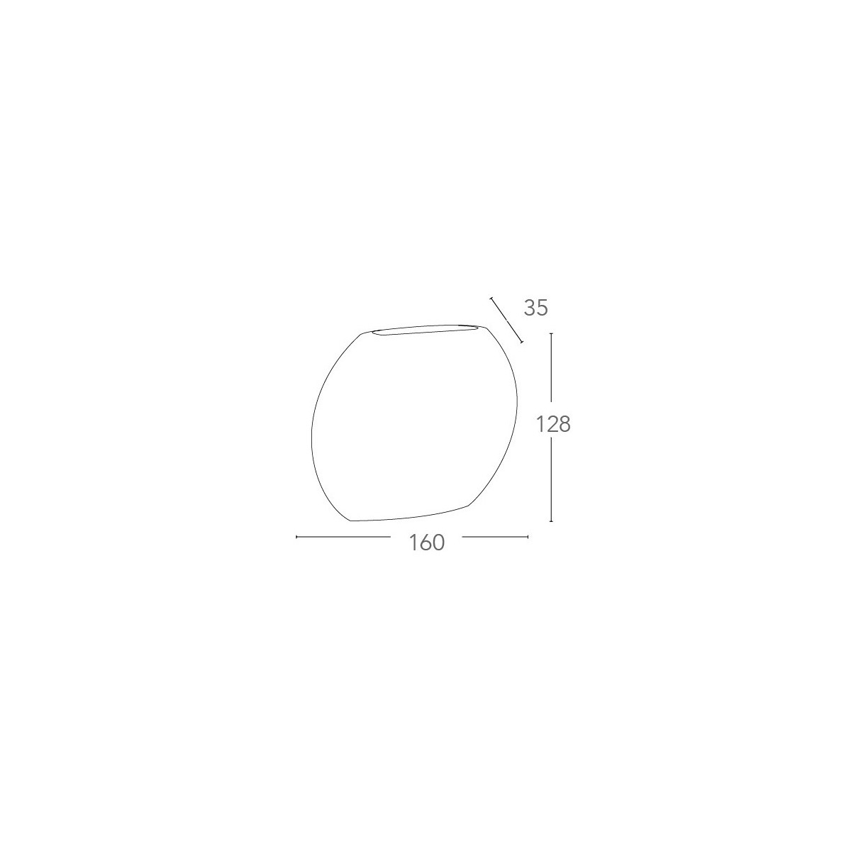 Runde weiße LED-Außenwandleuchte | Mondialshop