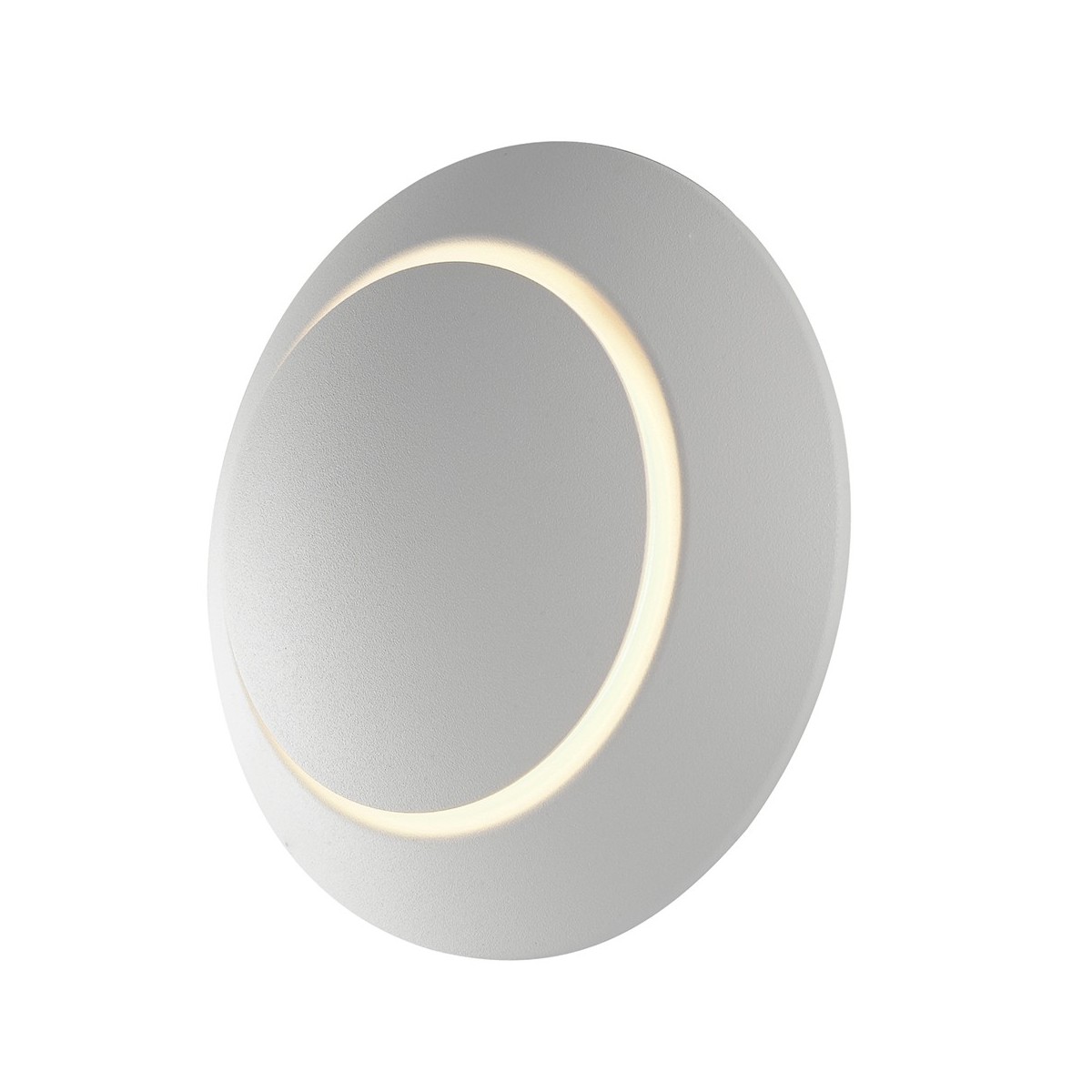 Applique murale LED ronde blanche orientable | Mondialshop