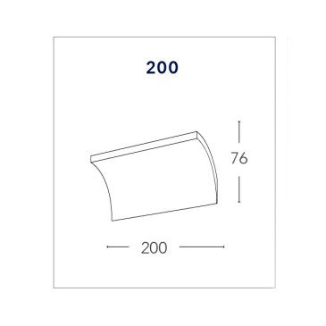 Applique murale LED au design linéaire, idéale pour le salon et le couloir, blanc mat, 8 W