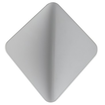 3W LED-Diamant-Wandleuchte, Weiß und Schwarz | Mondialshop