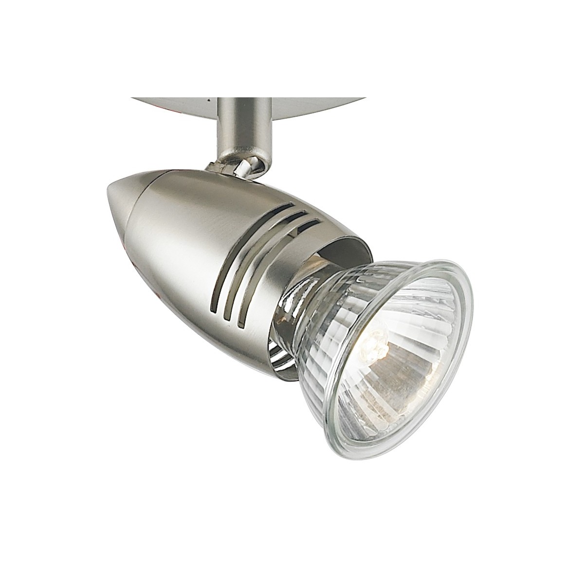 Projecteur moderne en chrome et nickel | Mondialshop