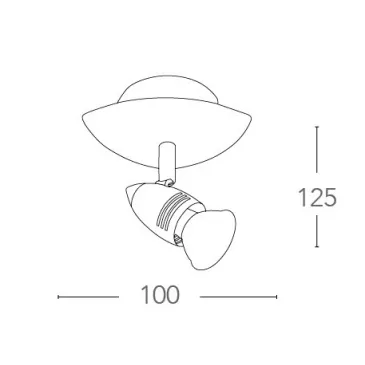 Faretto Spot Moderno Cromo e Nichel | Mondialshop
