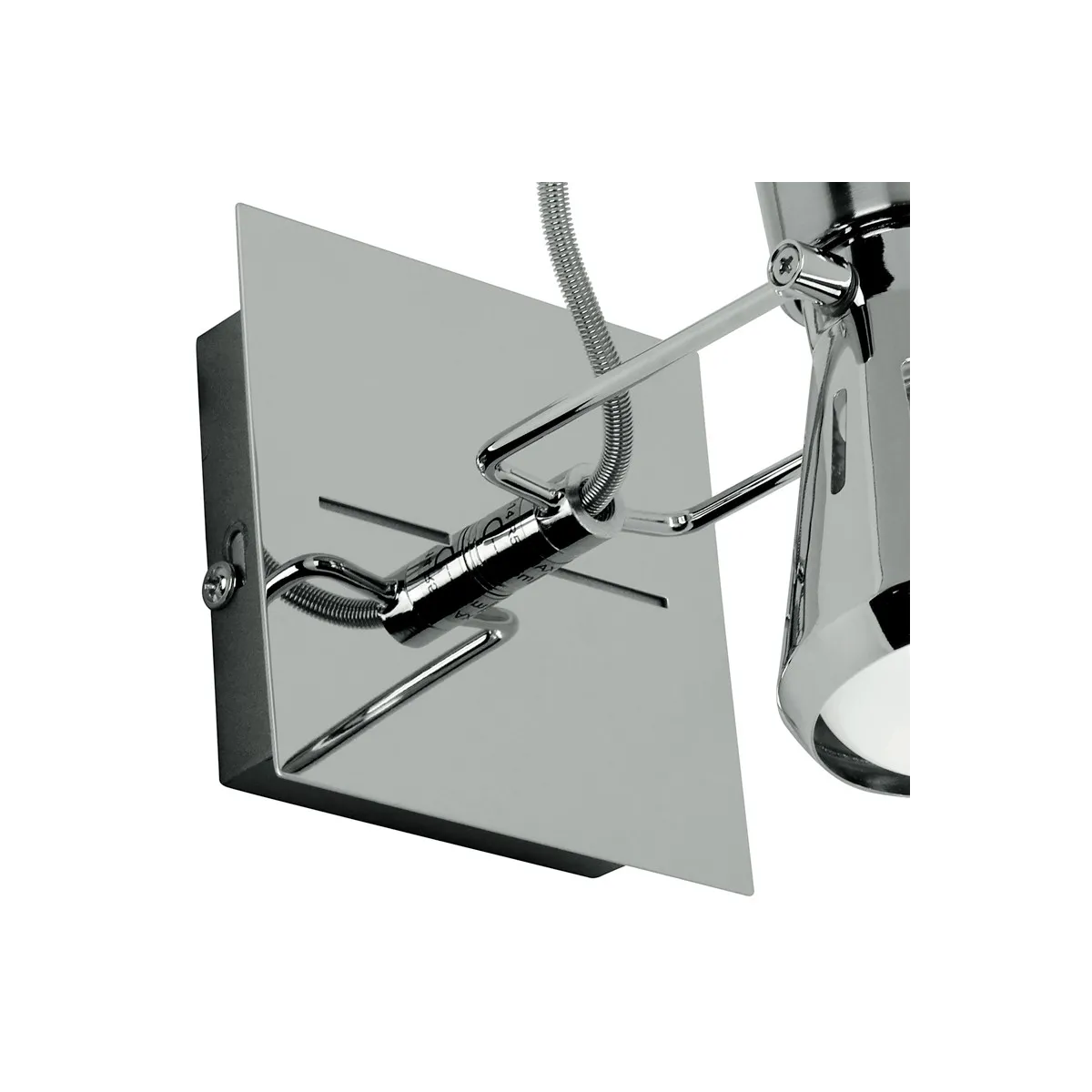 Spot simple chromé moderne | Mondialshop