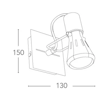 Faretto Spot Singolo Moderno Cromato | Mondialshop