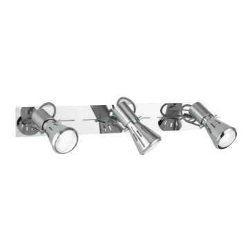 Moderner dreifach verchromter Scheinwerfer | Mondialshop