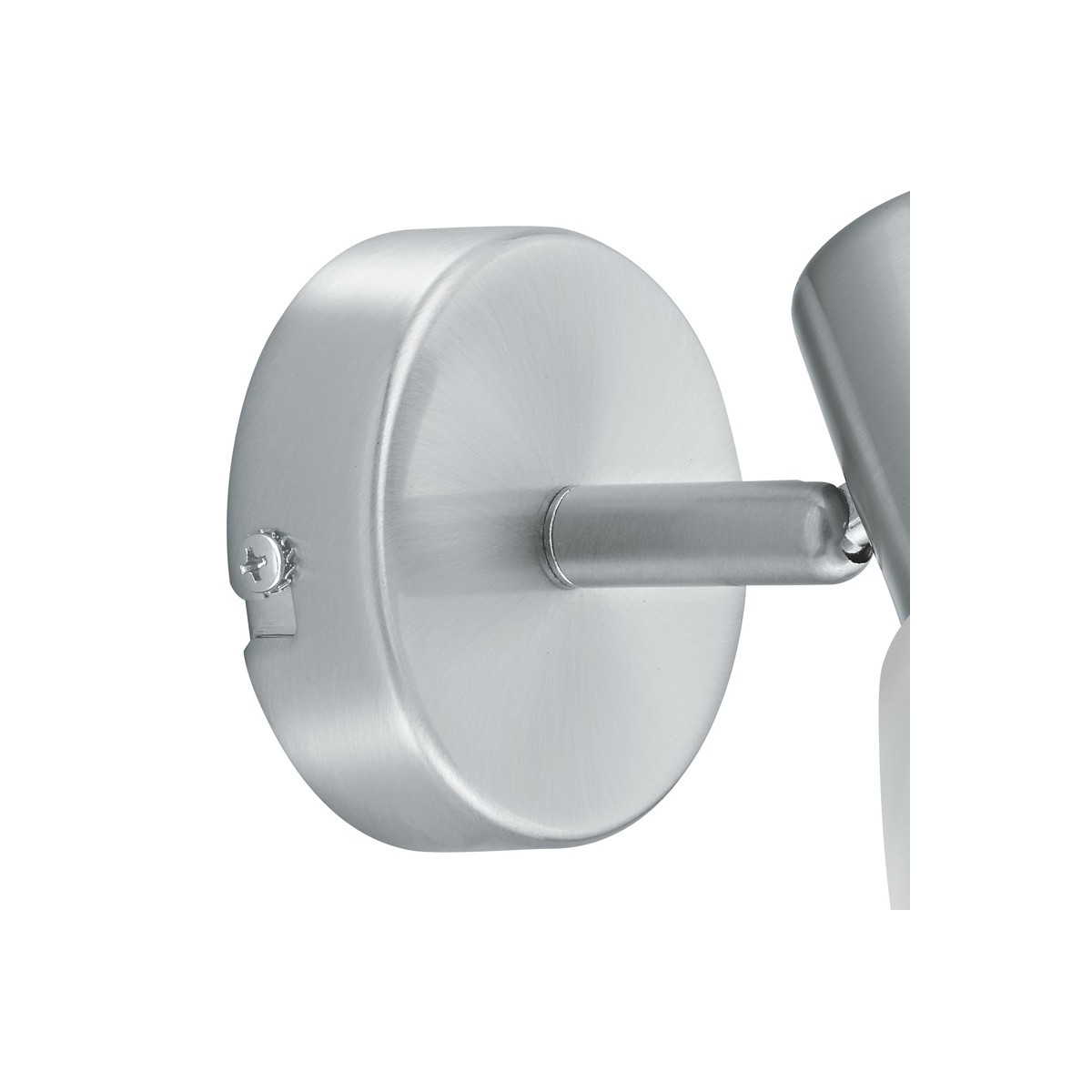 Spot avec abat-jour blanc tamisé | Mondialshop