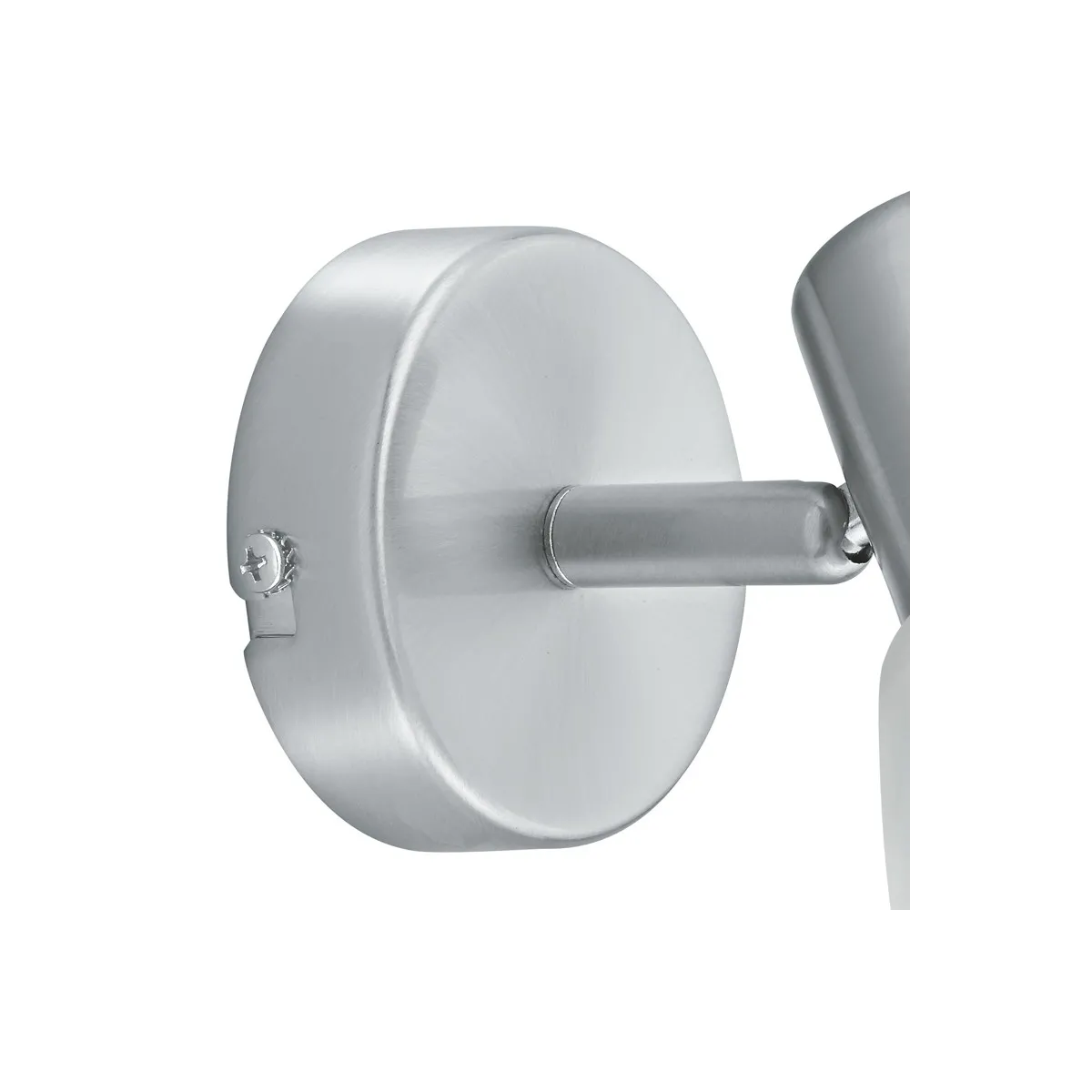 Spot avec abat-jour blanc tamisé | Mondialshop