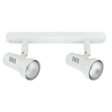 Spot double moderne blanc | Mondialshop