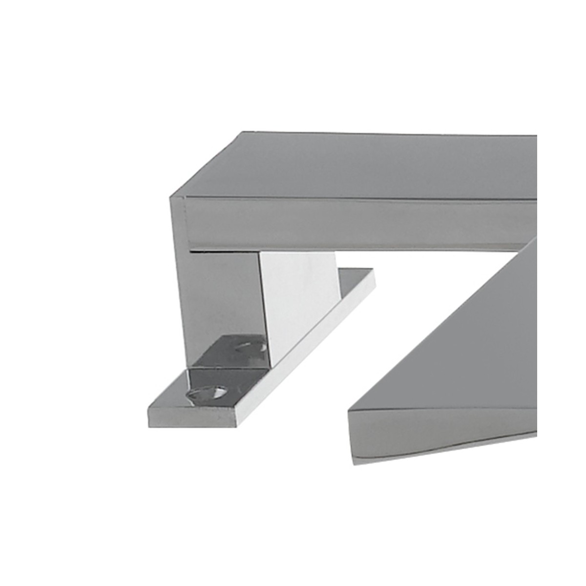 Miroir de salle de bain lumineux LED chromé | Mondialshop