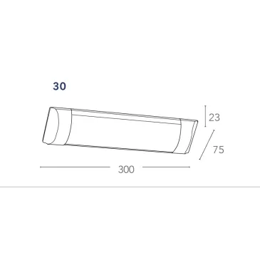 Lampada Bianca da sotto pensile Led  4000kelvin 9 watt