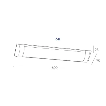 Applique Bianco Led  4000kelvin 18 watt